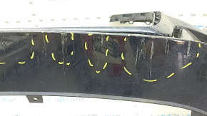 Bare front bumper for Audi A6 C8 19-23 with park assist and headlight washer, S-Line, without caps, blue, scratches, dents, broken fasteners
