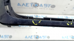 Bare front bumper for Audi A6 C8 19-23 with park assist and headlight washer, S-Line, without caps, blue, scratches, dents, broken fasteners