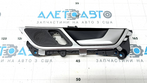 Audi A6 C8 19-25 chrome case inner rear right door handle, with tweeter mesh