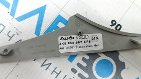 Left rear curtain guide trim for Audi A6 C8 19-23 gray
