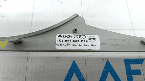Right rear curtain guide trim for Audi A6 C8 19-23 gray