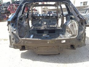 Rear panel for Porsche Macan 15-26, 2 parts, on the body, black