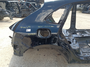 Rear right quarter wing for a Porsche Macan 15-26, black, painted, 0.2-0.025