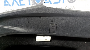 Left arch trim for Toyota Prius 50 19 AWD without spare tire, black, scratches