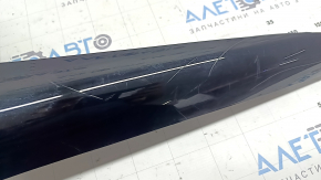 Toyota Prius 50 19-22 center dashboard trim, glossy black, without deflector and button, scratches, glued