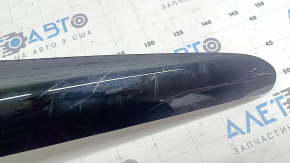 Toyota Prius 50 19-22 center dashboard trim, glossy black, without deflector and button, scratches, glued