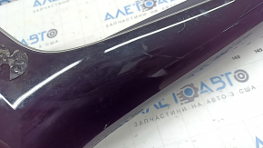 Toyota Prius 50 19-22 center dashboard trim, glossy black, without deflector and button, scratches, glued