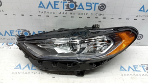 Headlight front left complete Ford Fusion mk5 17-20 halogen, with DRL TYC