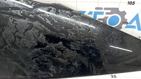 Rear left fender cap for Toyota Prius 50 16-22, gloss black, scratched, glued on