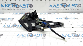 Upper left wing light for Toyota Prius 50 19-22 missing fragment, scratches, broken mount, glued on
