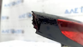 Upper left wing light for Toyota Prius 50 19-22 missing fragment, scratches, broken mount, glued on