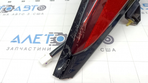 Upper left wing light for Toyota Prius 50 19-22 missing fragment, scratches, broken mount, glued on