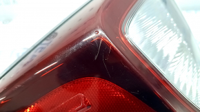 Upper left wing light for Toyota Prius 50 19-22 missing fragment, scratches, broken mount, glued on