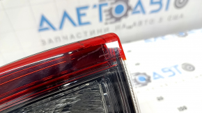 Upper left wing light for Toyota Prius 50 19-22 missing fragment, scratches, broken mount, glued on
