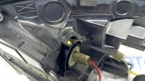 Upper left wing light for Toyota Prius 50 19-22 missing fragment, scratches, broken mount, glued on