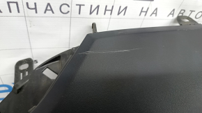 Rear bumper center lip Toyota Prius 50 19-22 structure, dented, torn, scratches