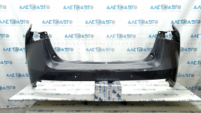 Bare rear bumper for Toyota Prius 50 19-22 with parking sensors and PMA, graphite, scratches, in resin, in tape