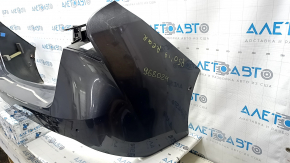 Bare rear bumper for Toyota Prius 50 19-22 with parking sensors and PMA, graphite, scratches, in resin, in tape