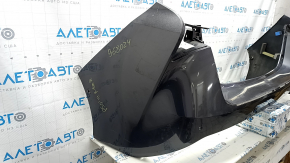 Bare rear bumper for Toyota Prius 50 19-22 with parking sensors and PMA, graphite, scratches, in resin, in tape