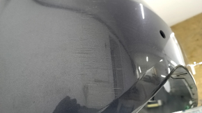 Bare rear bumper for Toyota Prius 50 19-22 with parking sensors and PMA, graphite, scratches, in resin, in tape