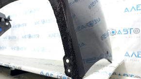 Bare rear bumper for Toyota Prius 50 19-22 with parking sensors and PMA, graphite, scratches, in resin, in tape