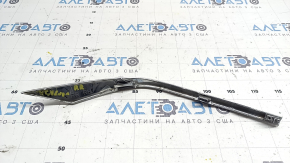 Right rear bumper molding for Toyota Venza 21-24, chrome, scratches, bulging chrome, broken fasteners