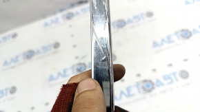 Right rear bumper molding for Toyota Venza 21-24, chrome, scratches, bulging chrome, broken fasteners