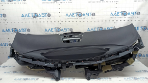 Toyota Prius 50 17-22 black dashboard with airbag, crack in mount, scratches on glove compartment
