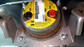Toyota Prius 50 17-22 black dashboard with airbag, crack in mount, scratches on glove compartment