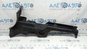 Rear right underbody protection for Porsche Macan 15-23, cracked, dented, missing mudguard fragment