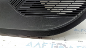 Door trim panel front left Toyota Venza 21-22 XLE, Limited black, leather, with memory seat, dark gray trim, no buttons, scratches