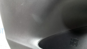 Door trim panel rear left Toyota Venza 21-22 XLE, Limited black leather with gray stitching, dark gray trim, with button, scratches