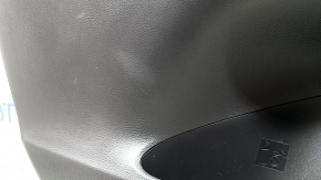 Door trim panel rear left Toyota Venza 21-22 XLE, Limited black leather with gray stitching, dark gray trim, with button, scratches