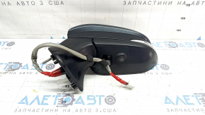 Left side mirror assembly for Toyota Venza 21-24, 16 pins, BSM, camera, turn signal, heating, backlight, auto-folding, graphite, scuffed, chips