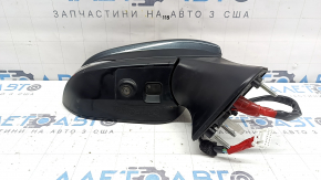 Right side mirror assembly for Toyota Venza 21-24, 16 pins, BSM, camera, turn signal, heated, backlit, auto-folding, graphite, scuffed, chipped, paint stained