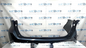 Bare rear bumper for Toyota Venza 21-24 with parking sensors, Limited, XLE, graphite, scratches, broken fasteners, cracked