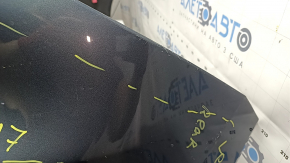 Bare rear bumper for Toyota Venza 21-24 with parking sensors, Limited, XLE, graphite, scratches, broken fasteners, cracked