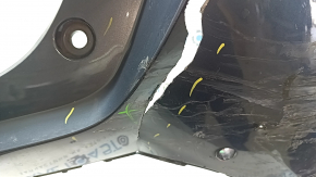 Bare rear bumper for Toyota Venza 21-24 with parking sensors, Limited, XLE, graphite, scratches, broken fasteners, cracked
