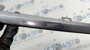 Upper center front bumper molding for Toyota Venza 21-24, chrome, scratches, chip