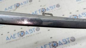 Upper center front bumper molding for Toyota Venza 21-24, chrome, scratches, chip