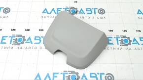 The interior mirror cover for the Audi A6 C8 19-25 is gray and has broken fasteners.