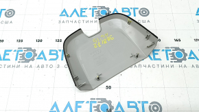 The interior mirror cover for the Audi A6 C8 19-25 is gray and has broken fasteners.