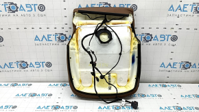 Audi A6 C8 19-25 passenger seat cushion upholstery, light brown leather, heated, ventilated