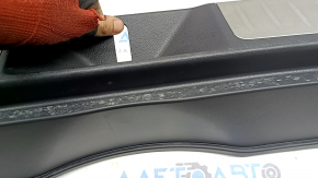 Toyota Venza 21-24 trunk opening trim, black, chrome, Limited, XLE, worn