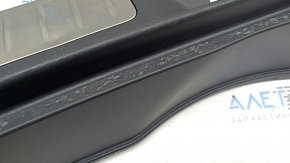 Toyota Venza 21-24 trunk opening trim, black, chrome, Limited, XLE, worn