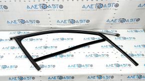 Upper front right door molding for Audi A6 C8 19-25 chrome with glass seal, scratches