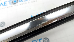 Upper front right door molding for Audi A6 C8 19-25 chrome with glass seal, scratches