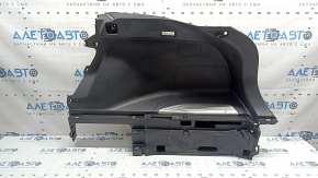 Right arch trim for Toyota Venza 21-24 with trim, chrome insert, black, scratches, needs dry cleaning, damaged fastener