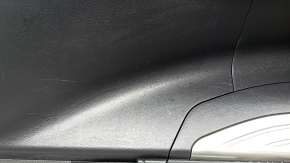 Right arch trim for Toyota Venza 21-24 with trim, chrome insert, black, scratches, needs dry cleaning, damaged fastener