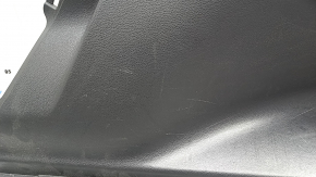 Right arch trim for Toyota Venza 21-24 with trim, chrome insert, black, scratches, needs dry cleaning, damaged fastener